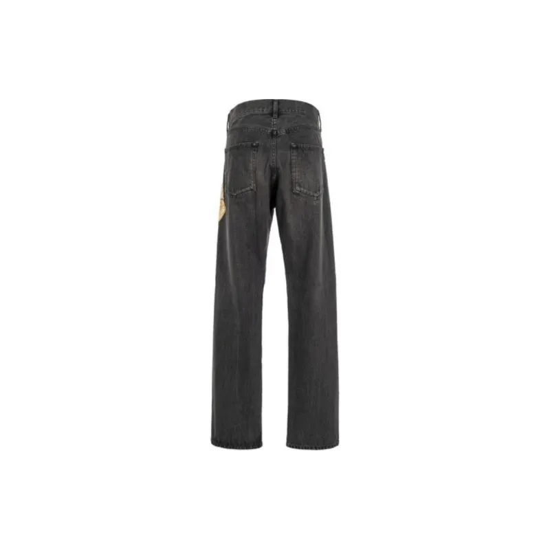 UNDERCOVER Embroidered Patch Jeans-1