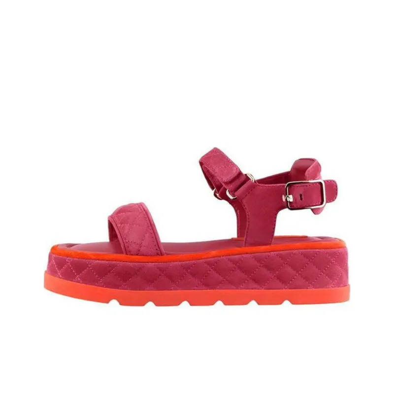 CHANEL Strap Sandals Women's Pink-2