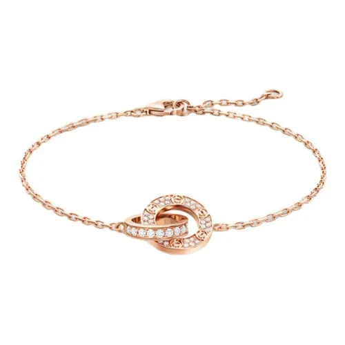 CARTIER Diamond 18K Gold 18K Rose Gold 18K White Gold Bracelets Women's Multicolor