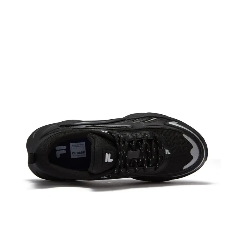 FILA FUSION Gravitation Slip-Resistant Low-Top Casual Shoes Men's Black Gray-6