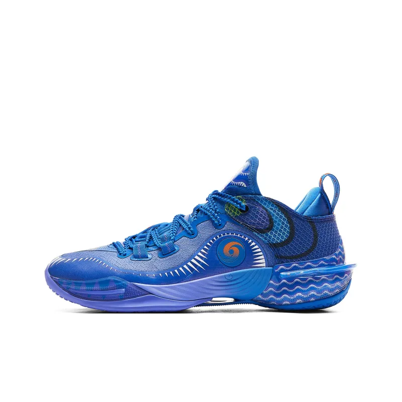 PEAK Taichi Flashing 6 Waking Lion Color Scheme Low Top Performance Basketball Shoes Men's Multicolor-1
