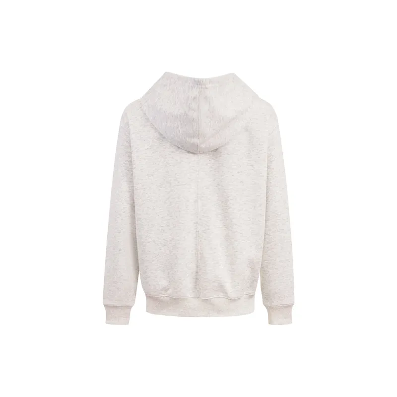 Ariseism Hooded Zip Closure Sweatshirt Coat Fall And Winter New Arrival Loose Fit Cardigan Top Women's-1
