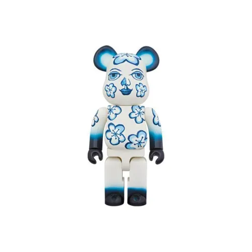 BE@RBRICK Hanako White/Blue