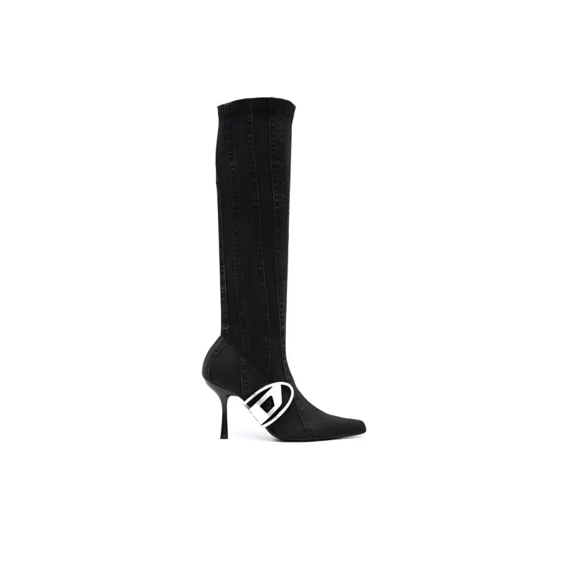 DIESEL D-Eclipse Kbt 100mm Denim Boots-1