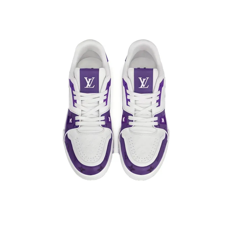 LOUIS VUITTON Trainer Purple Monogram-3