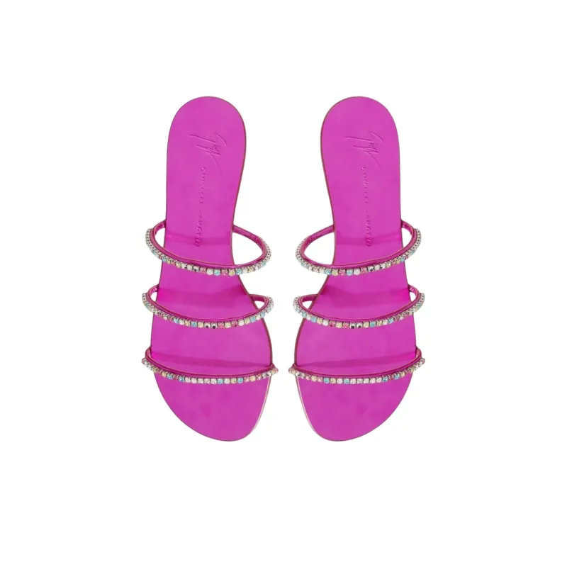 Giuseppe Zanotti/GZ Slide Slippers Women's Pink-2
