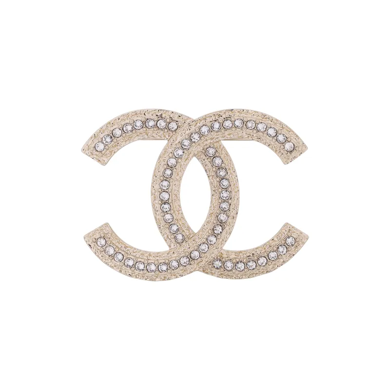 CHANEL Metal & Strass Brooch-0