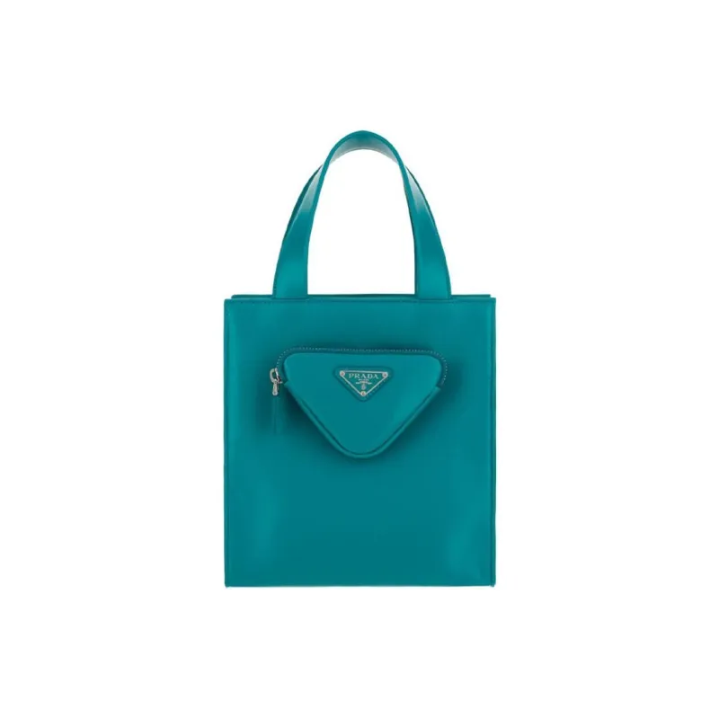 PRADA Lambskin Shoulder Bag Women's Green-0