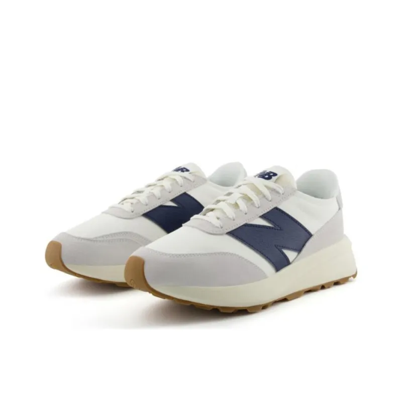 New Balance 370 Cushioning Anti Slip And Wear Resistant Low Top Casual Shoes Unisex Ecru-2