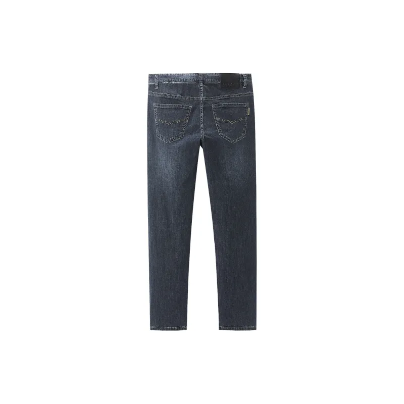 HLA Jeans Men Blue Gray Denim Gradient Dark 66-1