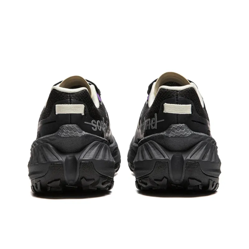 LiNing Dilu Abrasion Resistant Slip Resistant Low Top Trail Running Shoes Women's Black-5