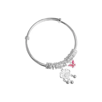 RURA S999 Fine Silver Bangles Women's Silver