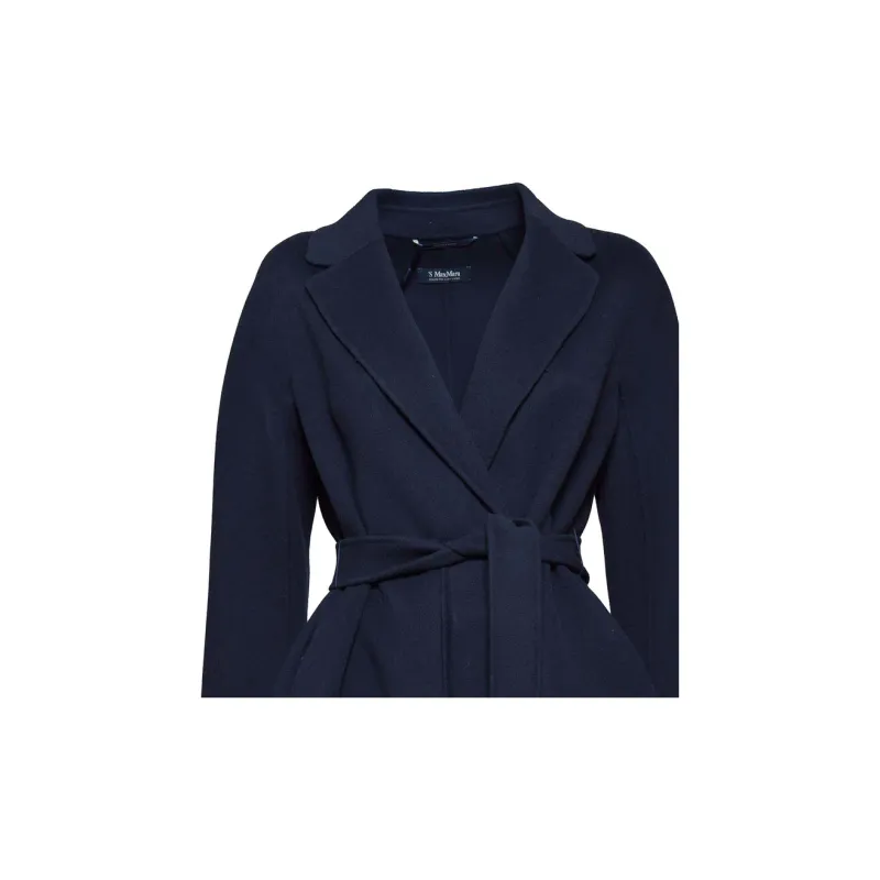 'S MAX MARA Esturia Belted Long Sleeved Coat-4