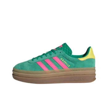 Adidas Originals Gazelle Bold Court Green Lucid Pink Women's