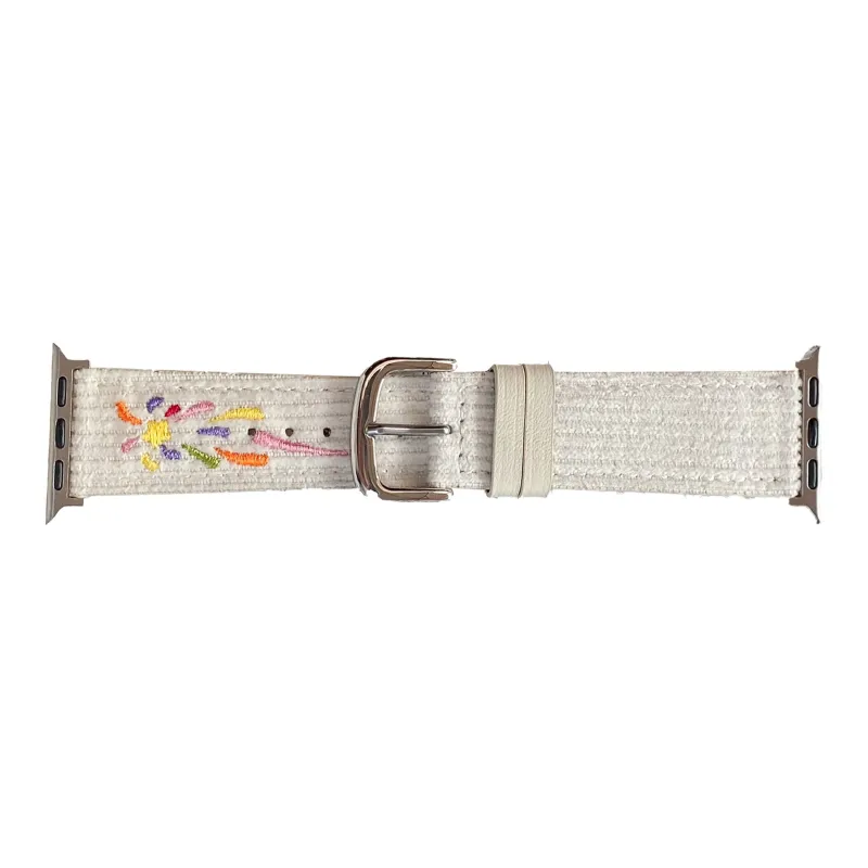 NCFCK Watch Band Apple Compatibility Corduroy Material-11