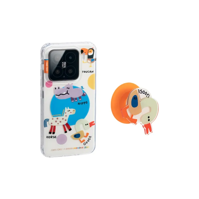 CARECASE TPU Material Creative Print Collection Magnetic Phone Case Compatibility With Xiaomi 15/15 Pro-12