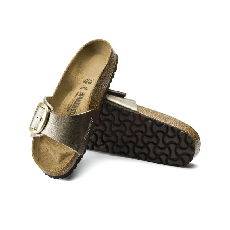 Birkenstock Madrid Big Buckle EVA Abrasion-Resistant Slide Slippers Women's Taupe Regular-4