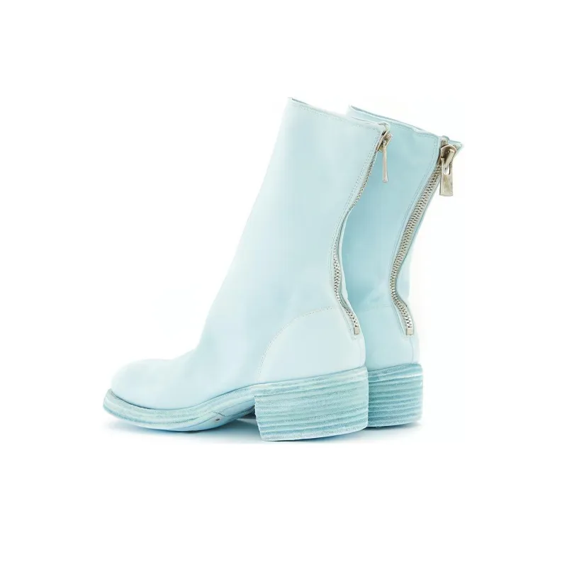 GUIDI Ankle Boots Women's Light Blue-4