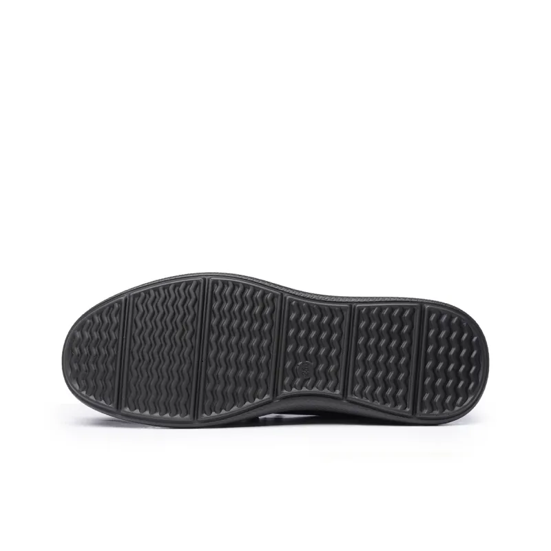 Ritai Men's Casual Shoes Men Low Top Black-5
