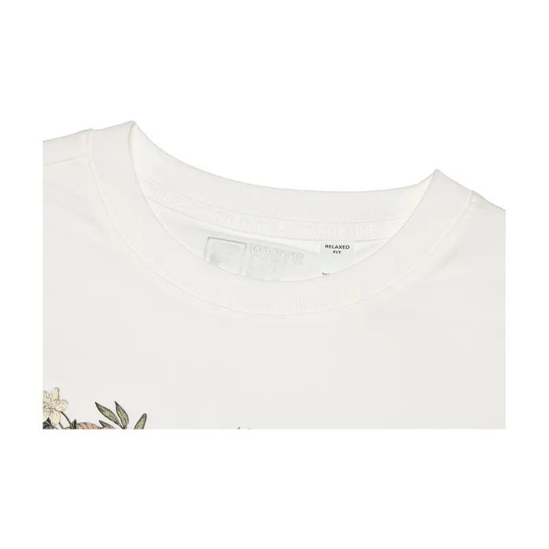 FILA T Shirt Women's Light Beige White-2
