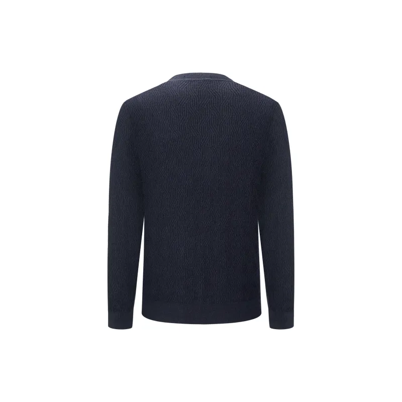 GY Goldlion Sweater Men's Navy Blue-1