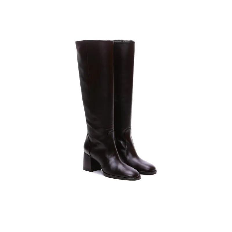 stuart weitzman Nola Smooth-leather Knee-high Boots-3