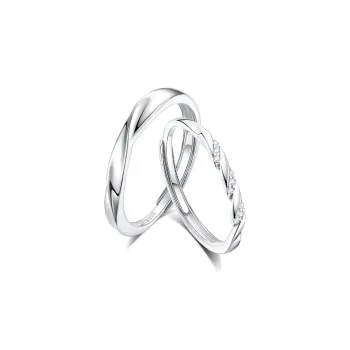 NVBBK Sterling Silver Rings Unisex