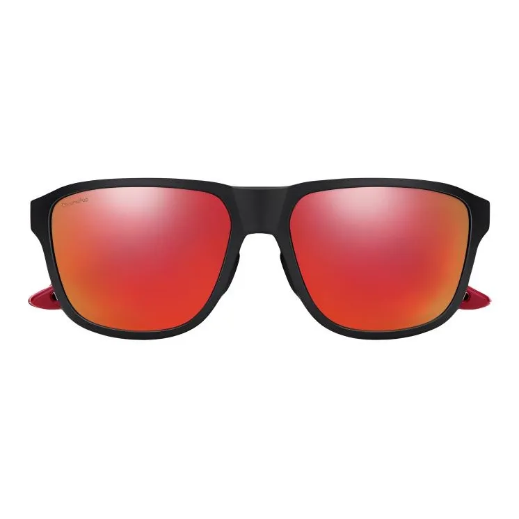 SMITH Bio-Based Square Sunglasses Men's Black Red-1