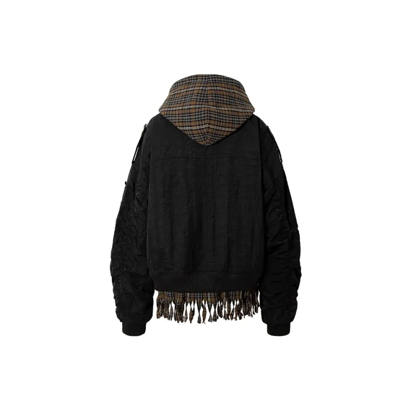 BE ALL KABUTO Puffer Jacket Unisex Black-1