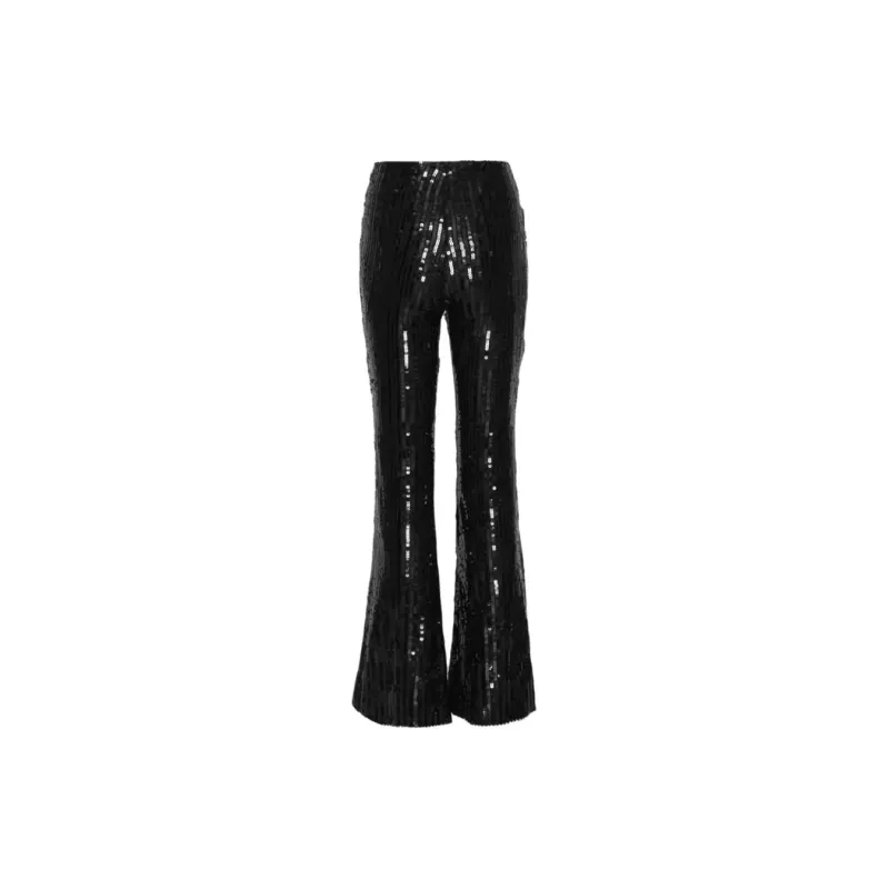 Rotate Sequin Embellished Flared Trousers-1