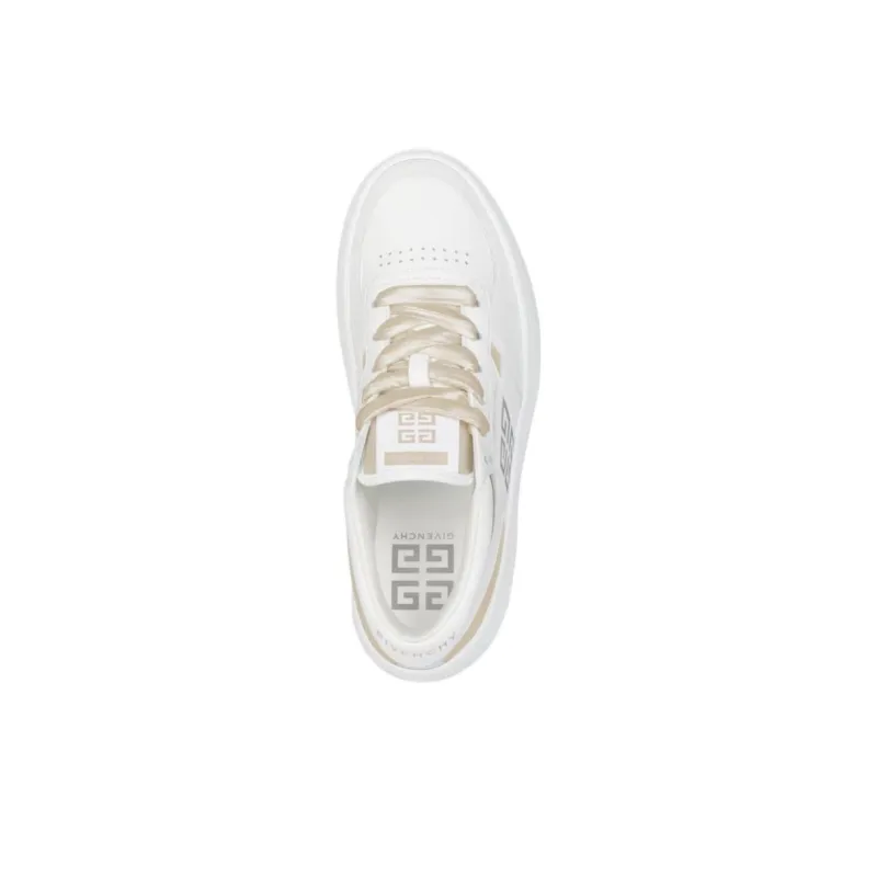 Givenchy G Move Low Top Skateboard Shoes Women's White-4
