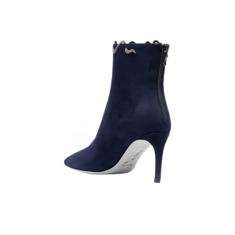 RENE CAOVILLA Ankle Boots Women's Blue-2