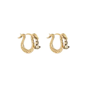 Vivienne Westwood Brass Earrings Women's Antique Gold