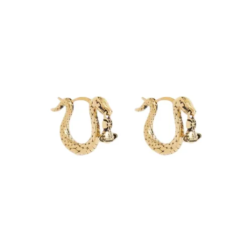 Vivienne Westwood Brass Earrings Women's Antique Gold