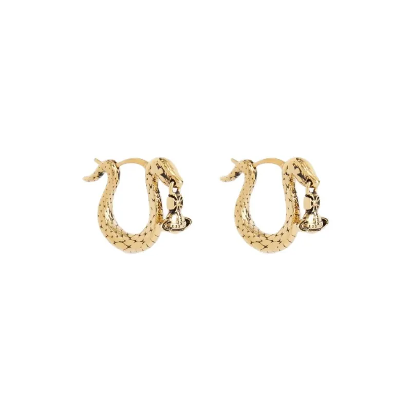 Vivienne Westwood Brass Earrings Women's Antique Gold-0