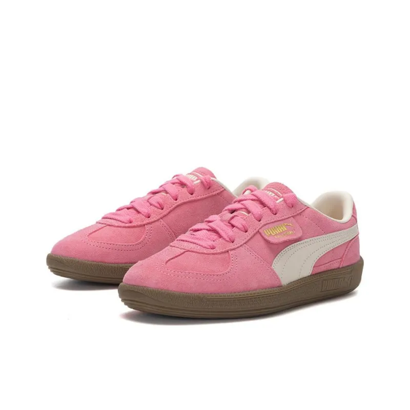 PUMA Palermo Slip Resistant, Abrasion Resistant, Breathable Low Top Skateboard Shoes Unisex Pink-2