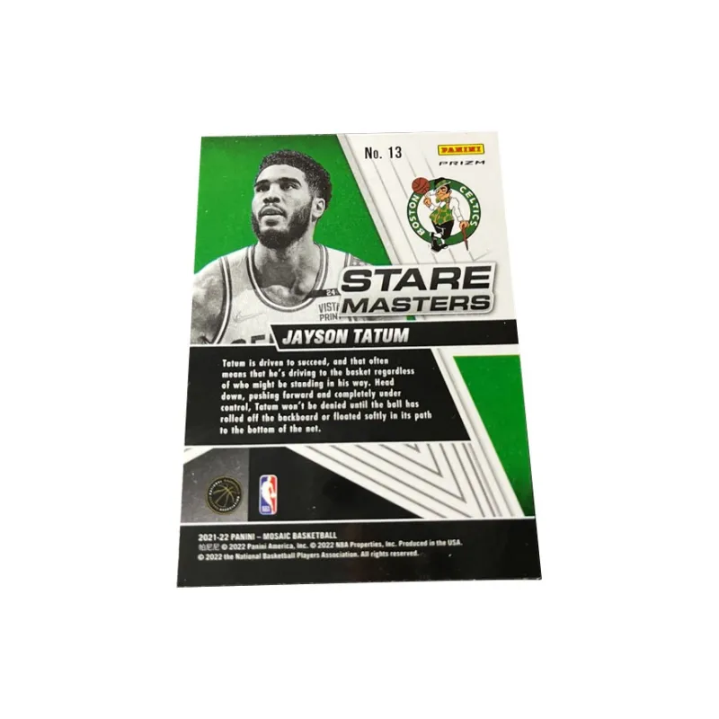 PANINI Celtics Team Jayson Tatum High End Silver Mosaic Holographic Card Player Card Rare Card Sports Cards 1 Pc-1