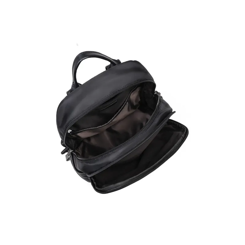 PT'SON Oxford Backpack Regular Unisex Black-4
