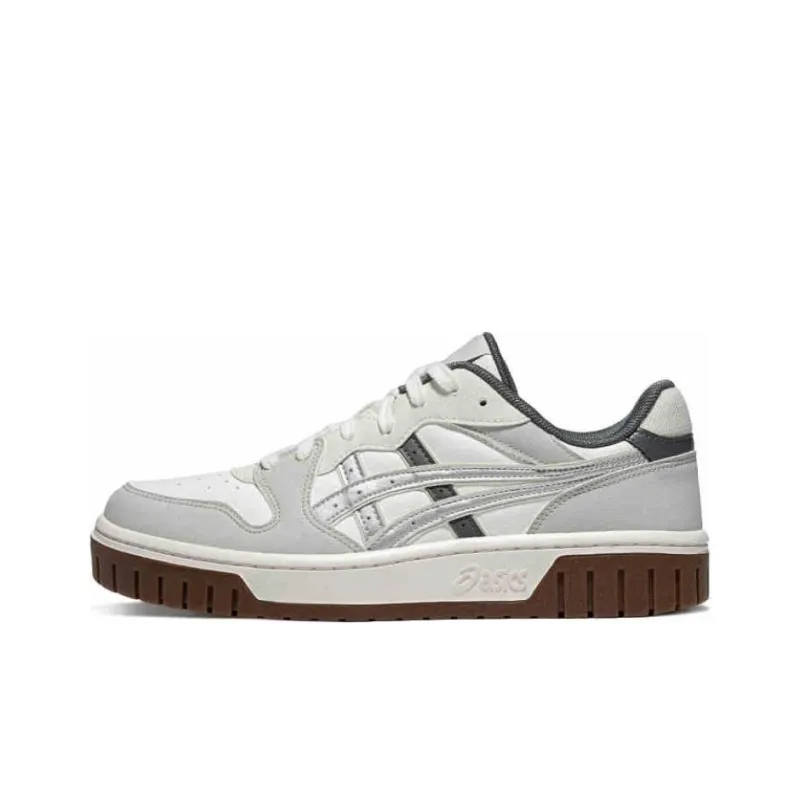 Asics Court Mz 2.0 Anti Slip Wear Resistant Low Top Skateboard Shoes Unisex Gray White-0