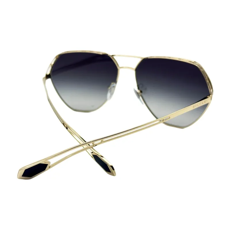 BVLGARI Aviator Sunglasses Unisex Black-2