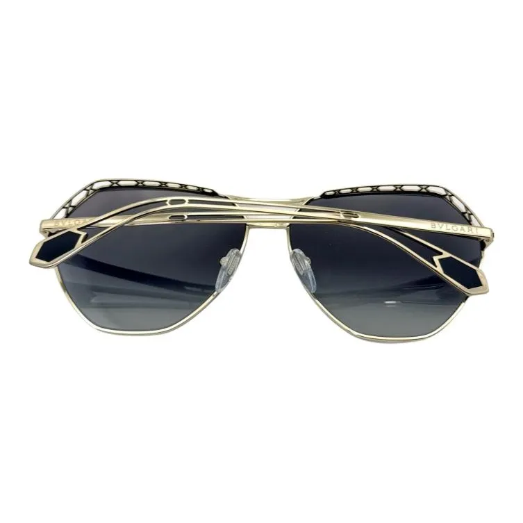 BVLGARI Aviator Sunglasses Unisex Black-1