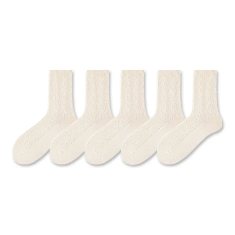 YOOKA Mid Calf Socks Unisex 5 Pack-5