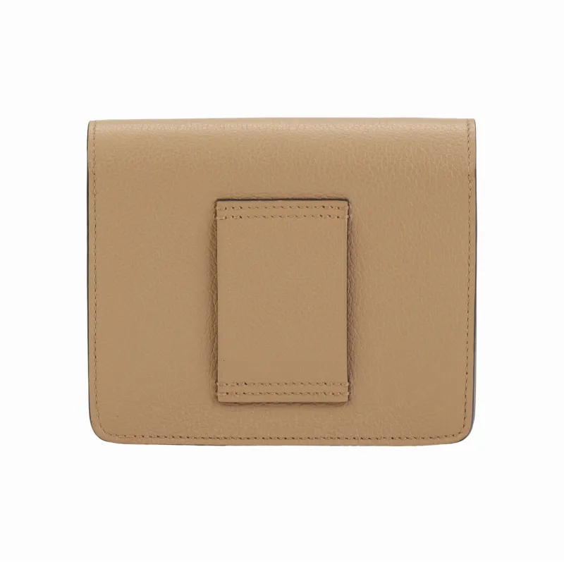 HERMES Roulis Evercolor Calfskin Pig Nose Wallet Women's 0M CHAI Milk Tea Beige-3