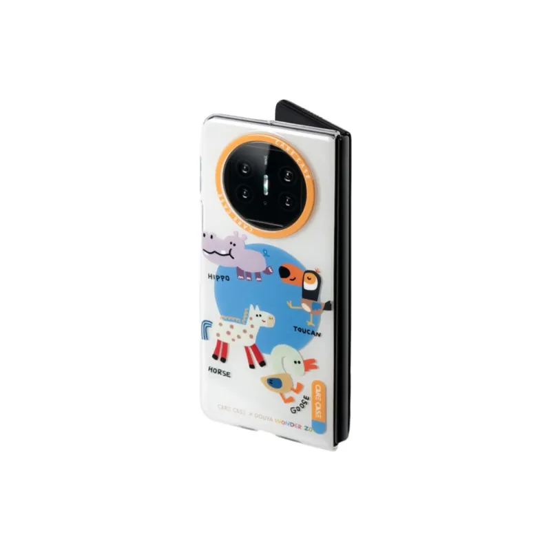 CARECASE TPU Material Creative Print Collection Magnetic Phone Case Compatibility With Huawei Mate X5-4