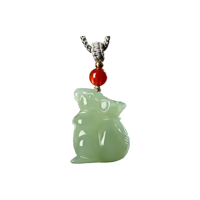 KUNYUYAO Hetian Jade Pendants White Jade/Pale Greenish White Jade Unisex-24