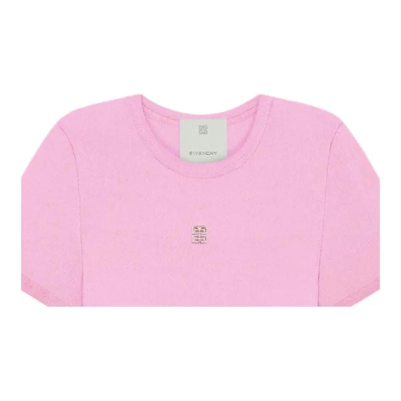 Givenchy Short-Sleeved Dresses Women's Pink-4