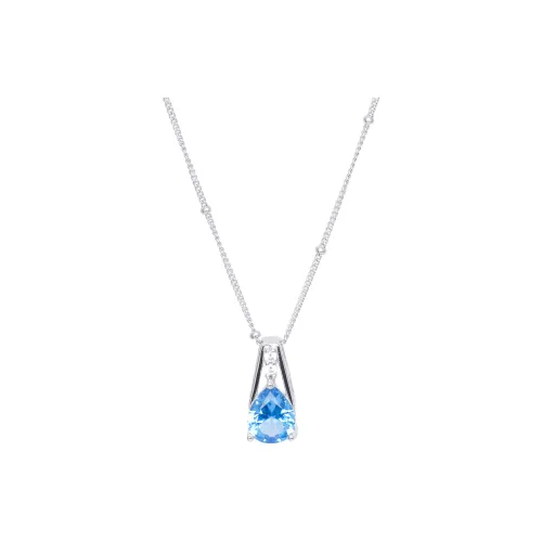 ZURY S925 Silver Necklace Collarbone Chain Women's Silver Birthday Gift Surprise