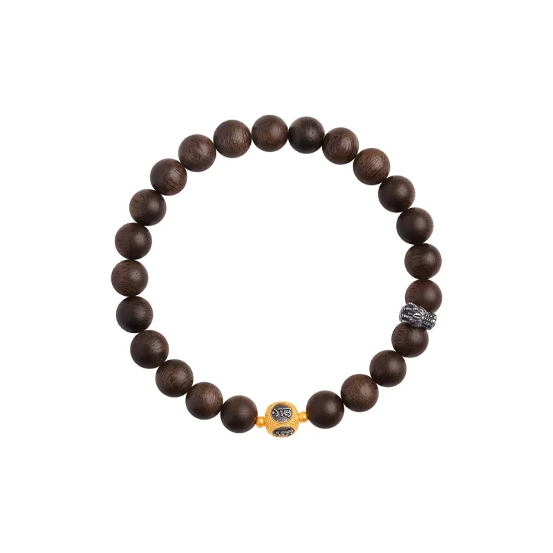 Moon Seal Hundred Rivers Fragrance Agarwood Bracelets Unisex-0