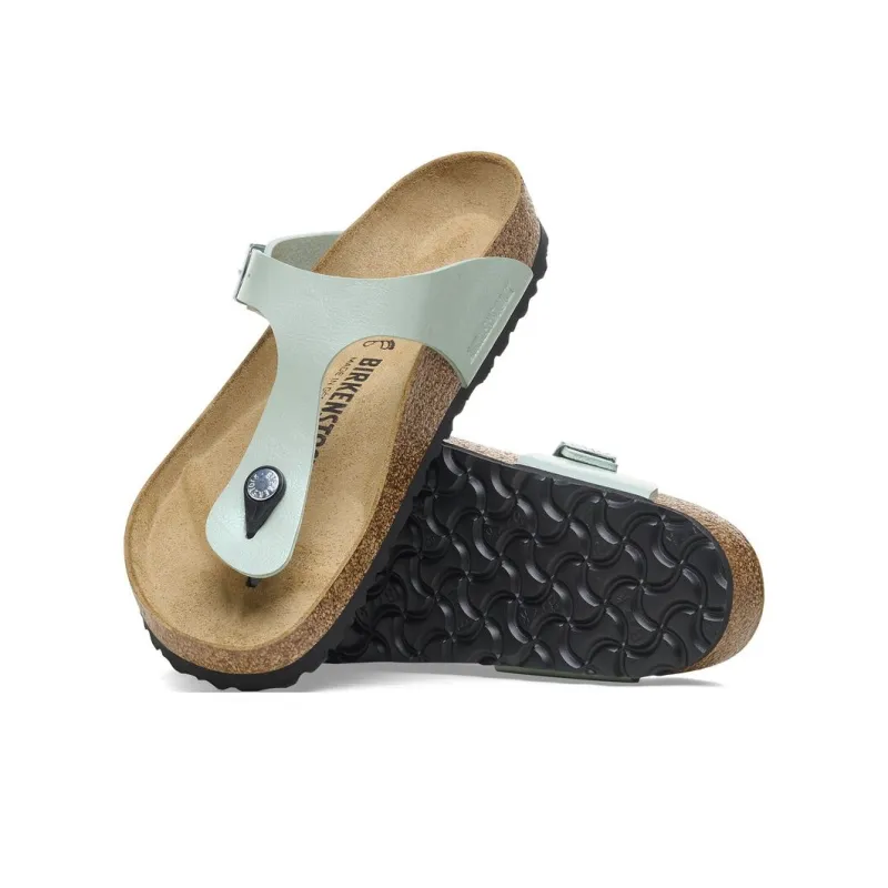 Birkenstock Gizeh EVA Abrasion-Resistant Flip Flops Women's Green Regular-4