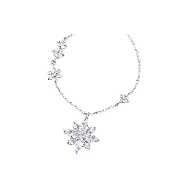 KADER 925 Sterling Silver Necklaces Women's Silver-7